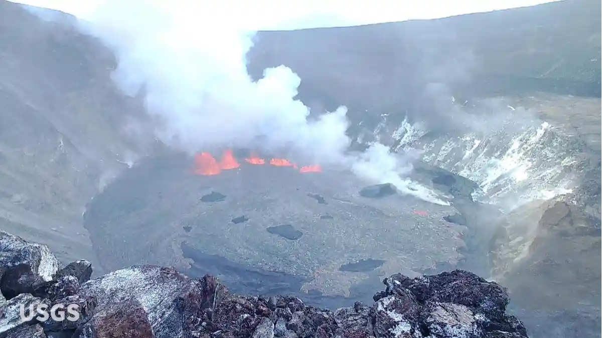 ハレマウマウ火口の噴火