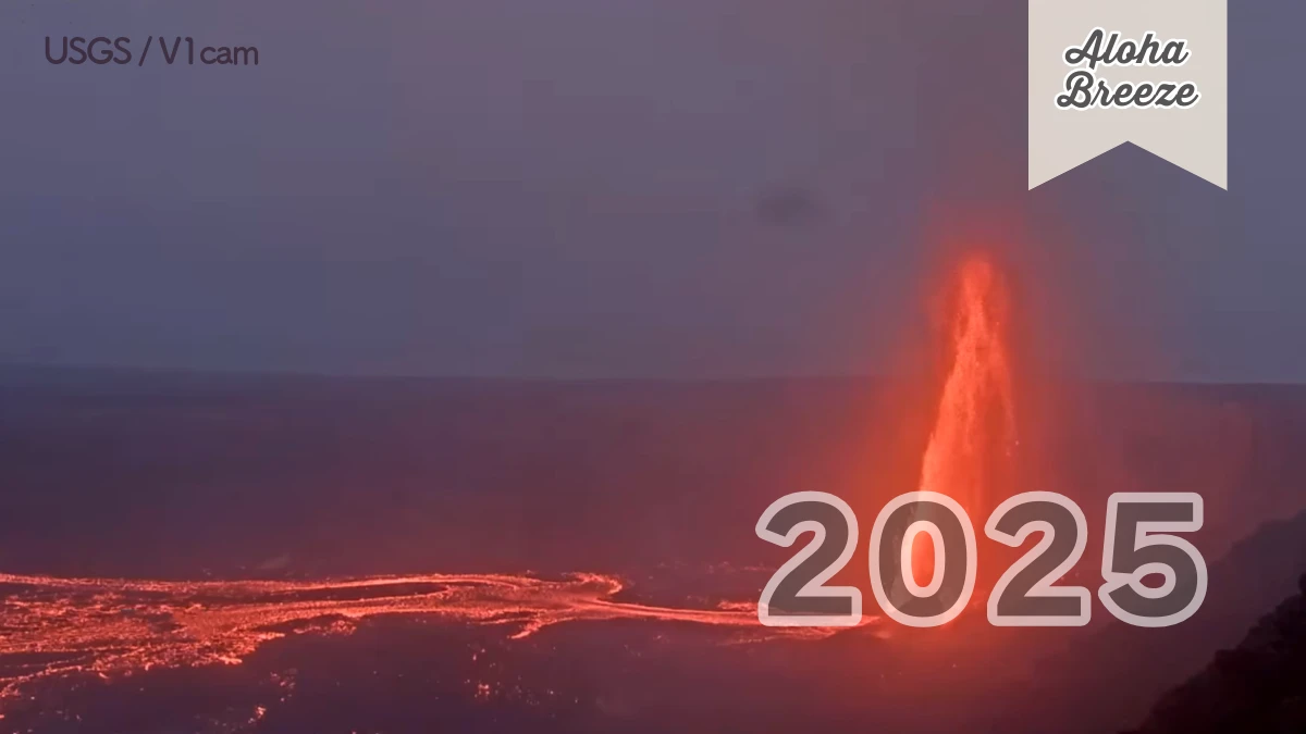 2025年のキラウエア火山情報